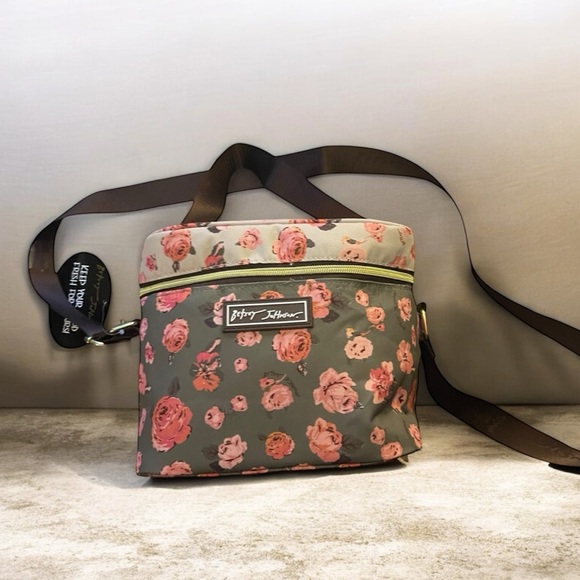 BETSEY JOHNSON Insulated Lunch Box Tote Cooler Bag Multicolor Floral, NWT - Picture 3 of 11